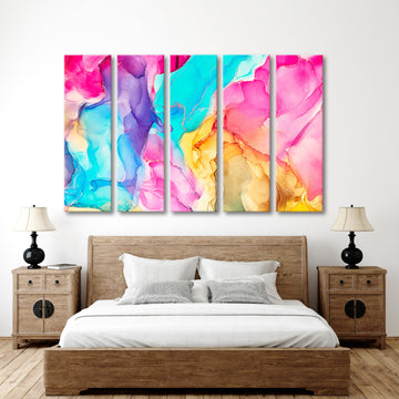 Colorful Abstract Fluid Canvas Print №0028